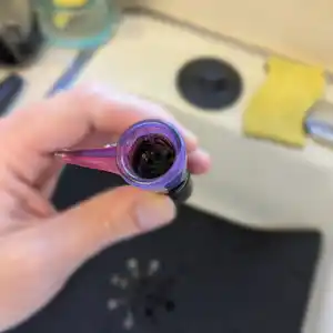 A dirty Ben Wilson slotted bowl